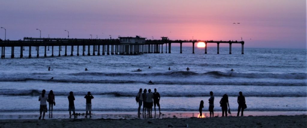 ocean beach sunset